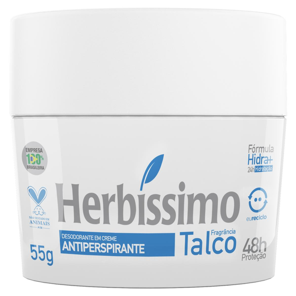 Creme Desodorante Herbíssimo 55g - Talco