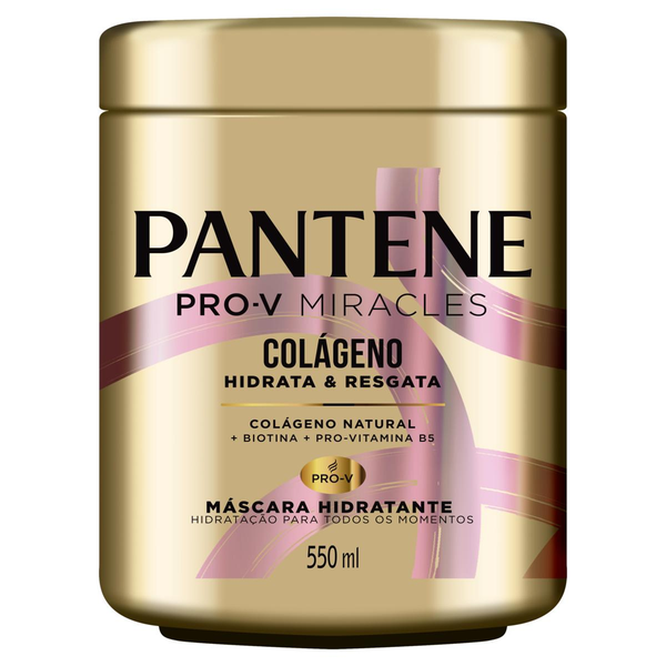 Máscara Hidratante PANTENE Colágeno Hidrata & Resgata 550ml