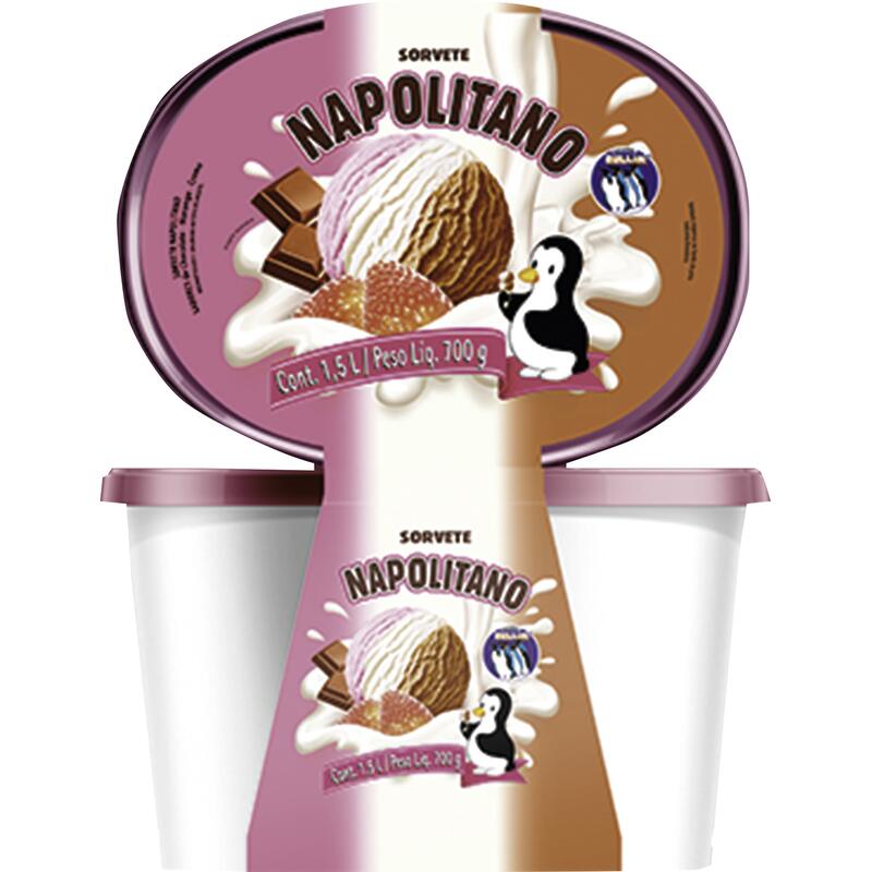 Sorvete Dullim Napolitano 1,5L
