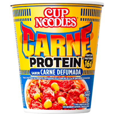 Macarrão Instantâneo Nissin Cup Noodles Carne Protein 71g