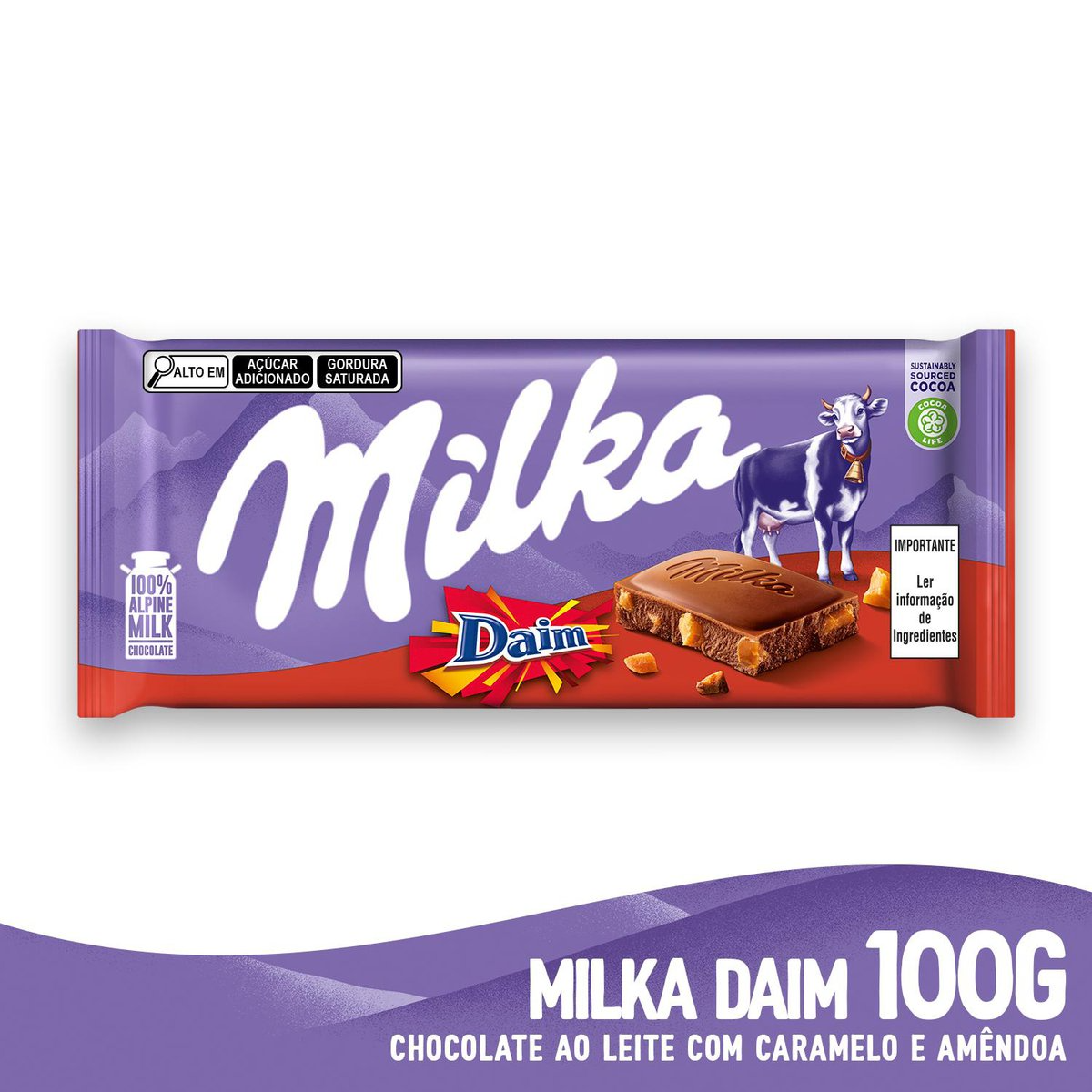 Chocolate MILKA Daim 100g