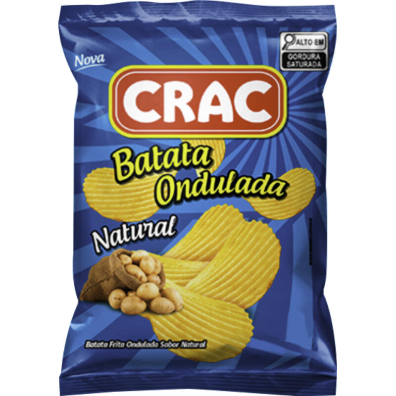 Salgadinho Batata Chips Crac Natural 40g