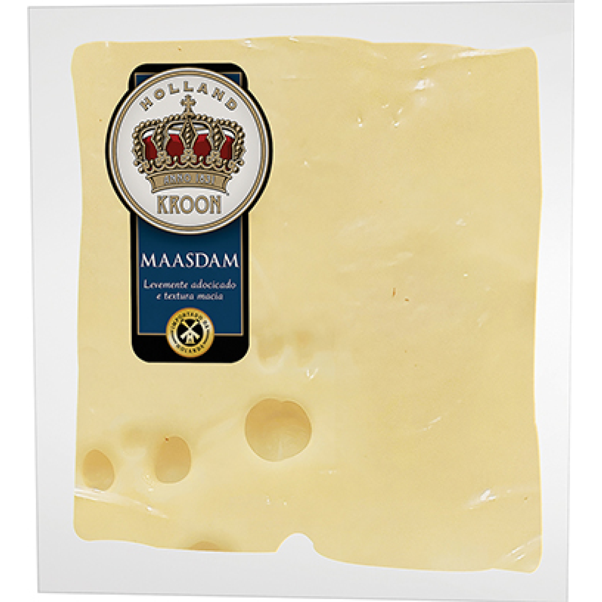 Queijo Holland Kroon Bloco Maasdam 200g