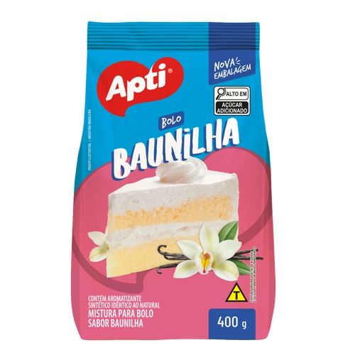 Mistura Para Bolo Apti Sabor Baunilha 400g