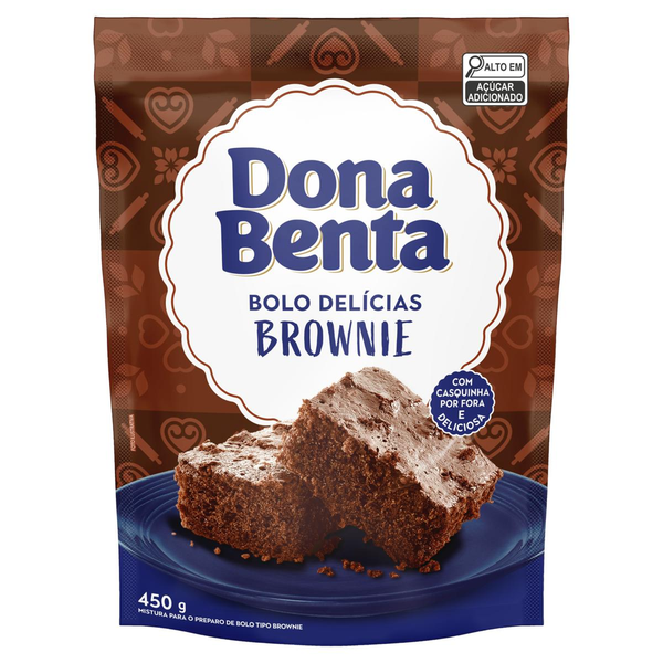Mistura para Bolo Dona Benta 450g - Brownie