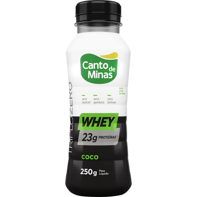 Iogurte Whey Canto de Minas Triplo Zero Coco 250ml