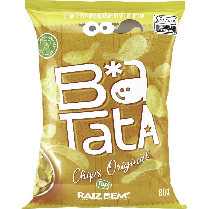 Salgadinho Chips Raiz do Bem Natural 80g