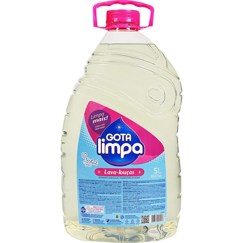 Detergente Líquido Gota Limpa Cristal 5L