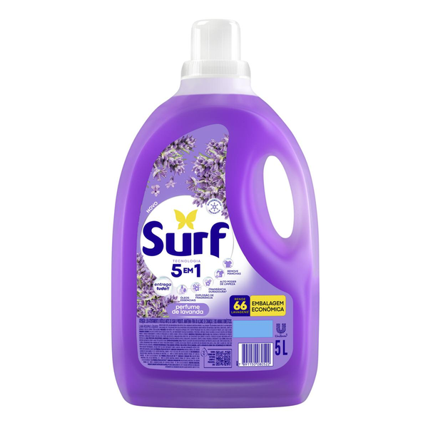 Sabão Líquido Surf 5 Litros - Lavanda