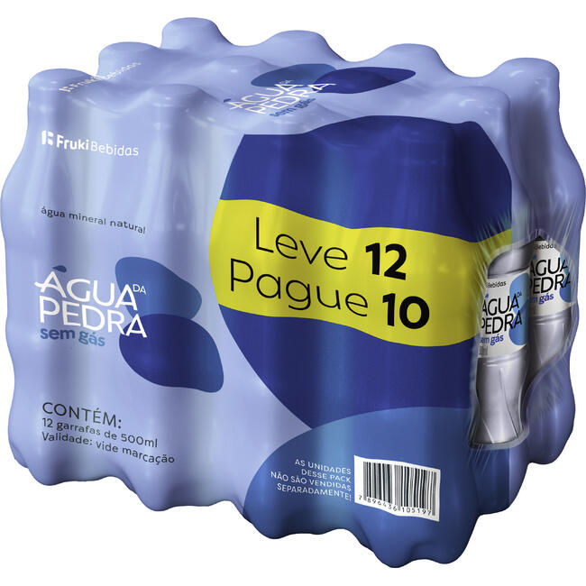 Água Mineral Água da Pedra Sem Gás 500ml LV 12 PG 10