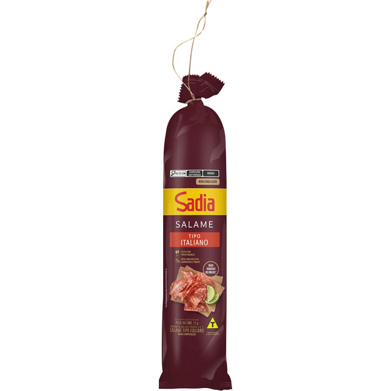 Salame Italiano Grande Sadia Preço por quilo na peça