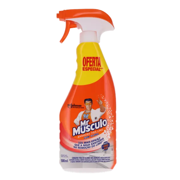 Limpador Mr. Músculo 500ml - Tira-limo - Pulverizador - Com 30% de Desconto