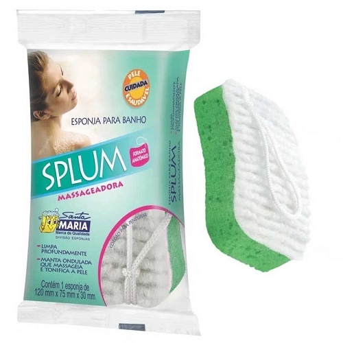Esponja P/banho Santa Maria Mass Splum Un
