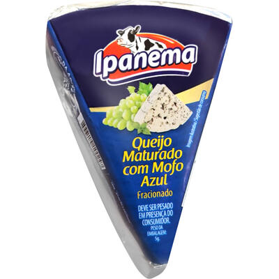 Queijo Azul Ipanema Preço por quilo na peça