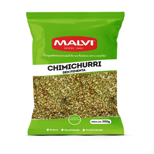 Tempero Malvi Chimichuri Sem Pimenta 300g