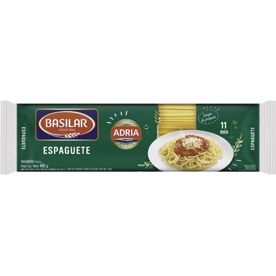 Macarrão Semolado Espaguete Basilar Pacote 400g