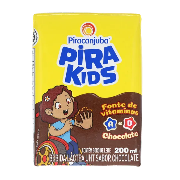 Bebida Láctea Pirakids 200ml - Chocolate - TP