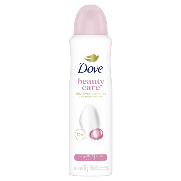 Antitranspirante Aerossol Magnólia e Jasmim Dove Beauty Finish 150ml