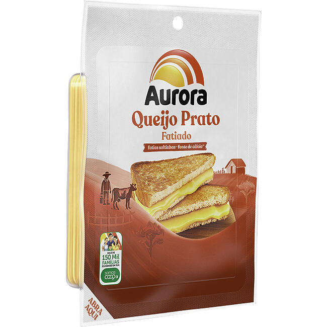 Queijo Prato Aurora Fatiado 150g