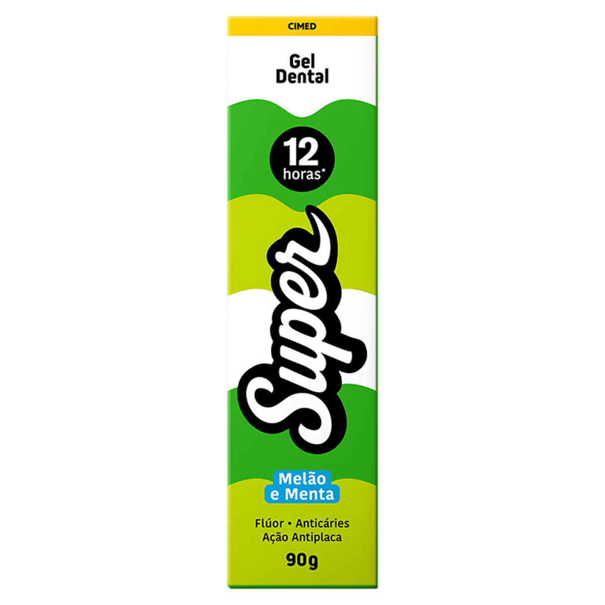 Gel Dental Melão e Menta Super Caixa 90g