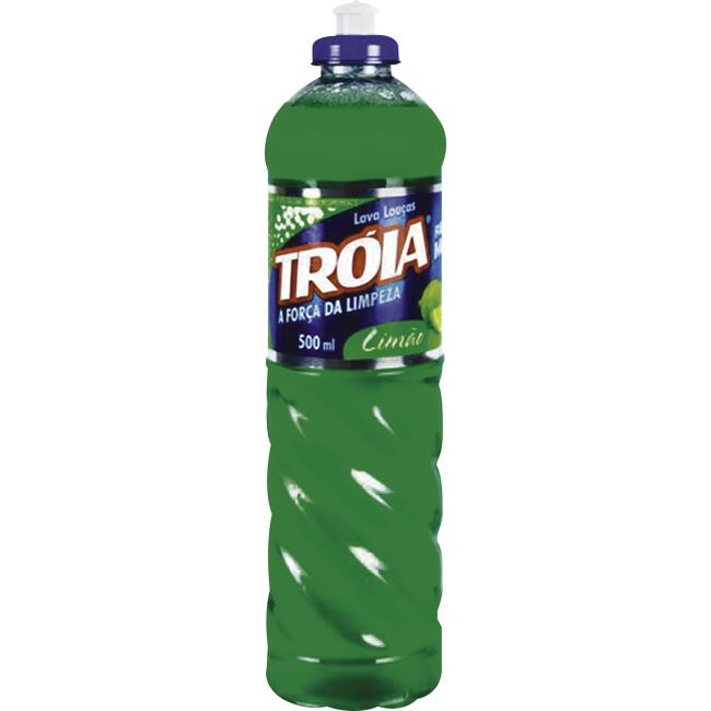 Detergente Líquido Tróia Limão 500ml