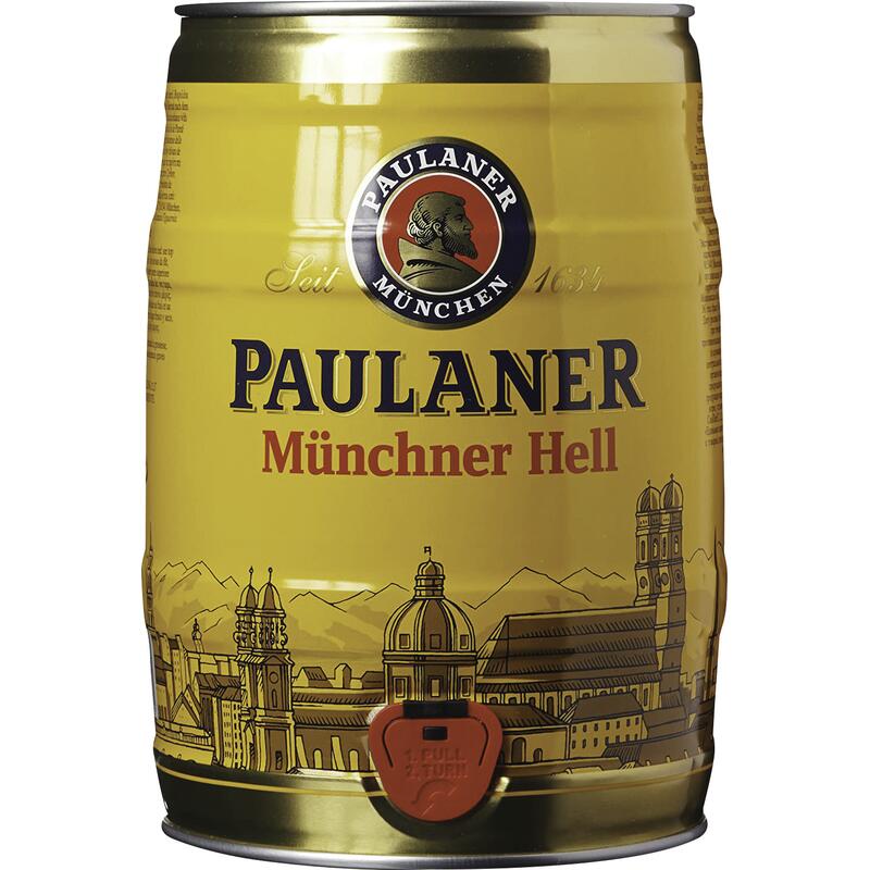 Cerveja Paulaner Munchner Hell Keg com 5L