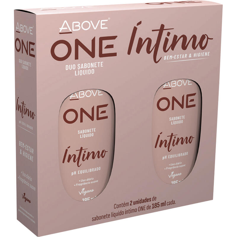 Kit Sabonete Íntimo Above One 2x185ml