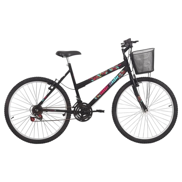 Bicicleta Mormaii Aro 26 Safira - Com Cesta - Ref. 2020401241301-021