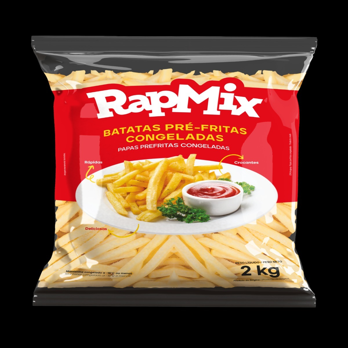 Batata Pré-Frita Rapmix Congelada 2kg