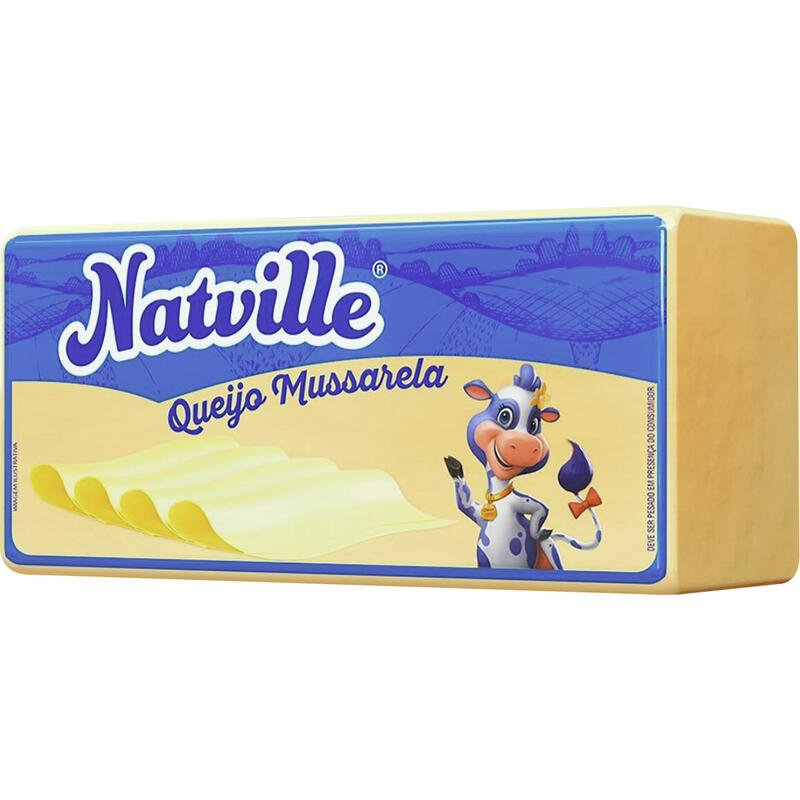 Queijo Mussarela Natville Preço por quilo na peça
