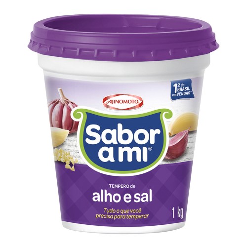 Tempero Sabor Ami Ajinomoto Alho E Sal 1kg