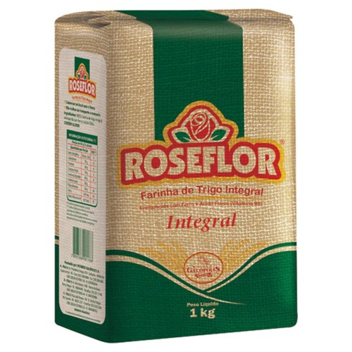 Farinha De Trigo Roseflor Integral 1kg