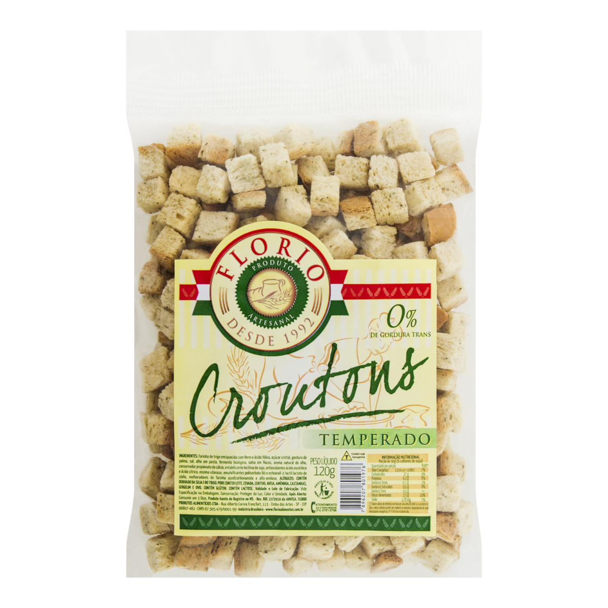 Crouton Temperado FLÓRIO 120g