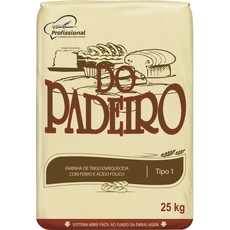 Farinha de Trigo Do Padeiro 25kg