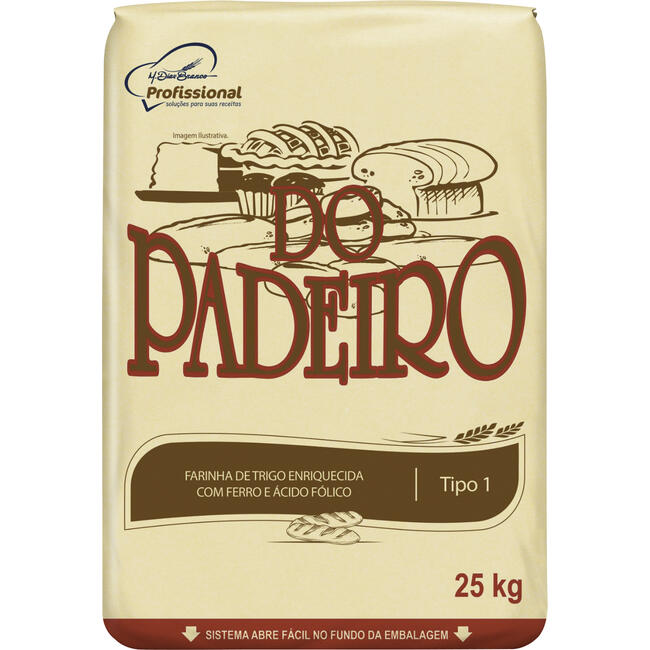Farinha de Trigo Do Padeiro 25kg