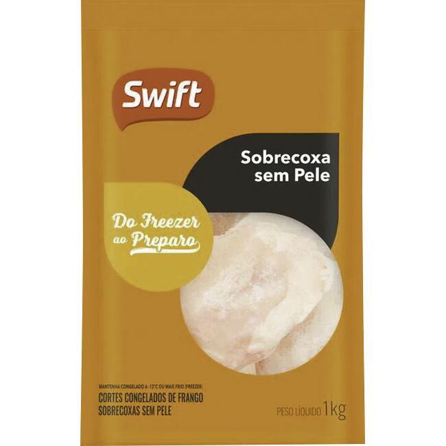 Sobrecoxa sem Pele Congelado SWIFT 1KG