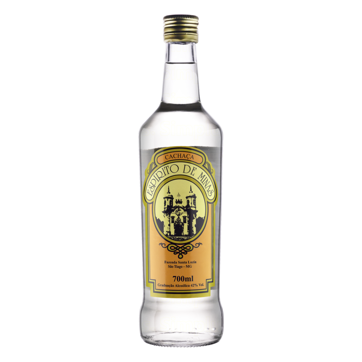 Cachaça Espírito de Minas Garrafa 700ml