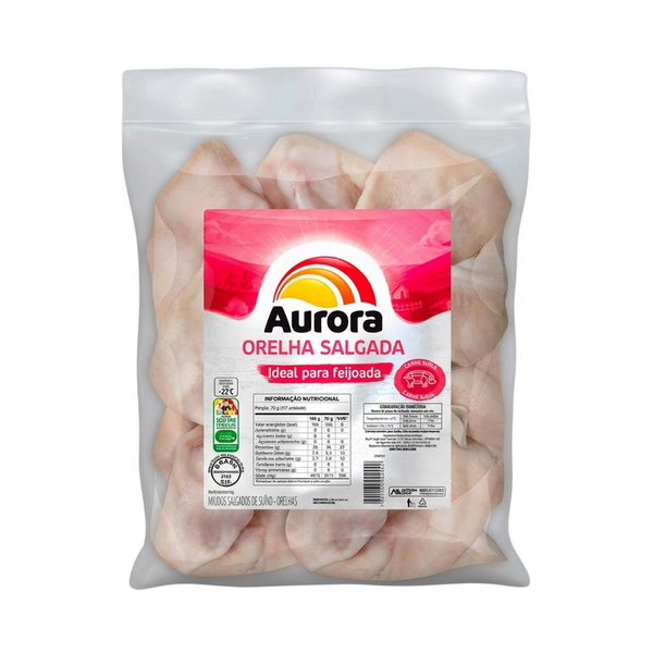 Orelha Suína Aurora Salgada - A Vácuo Kg