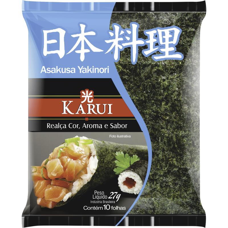 Algas Marinhas Karui Asakusa Yakinori 10un 27g