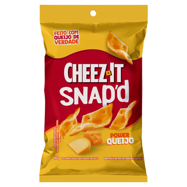 Salgadinho de queijo Cheez-It Snap'd Power Queijo 45g