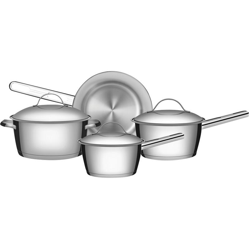 Jogo de Panelas Tramontina Inox- 4 pçs un