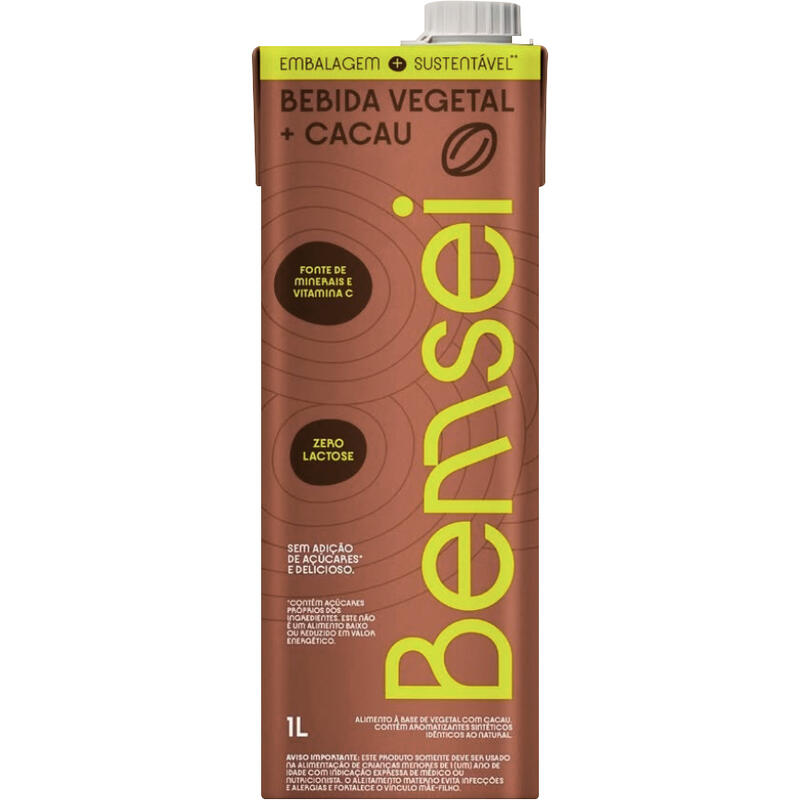 Alimento Vegetal Bemsei Cacau 1L