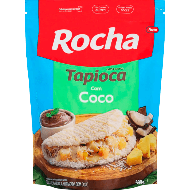 Goma de Mandioca Rocha Com Coco 400g