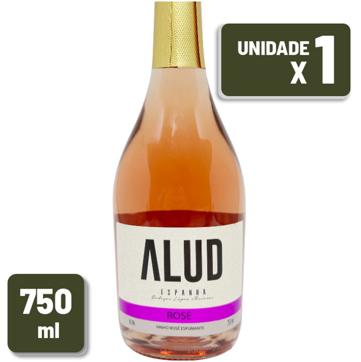 Espumante Alud Rosé Garrafa Vidro 750ml