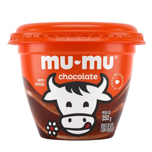 Doce De Leite Mu-mu Com Chocolate 350g