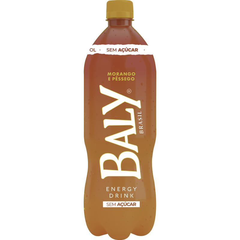 Energético sem Açúcar Baly Morango e Pêssego 1L