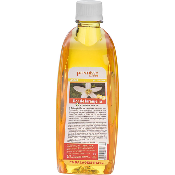 Sabonete Líquido Premisse 450ml - Flor de Laranjeira