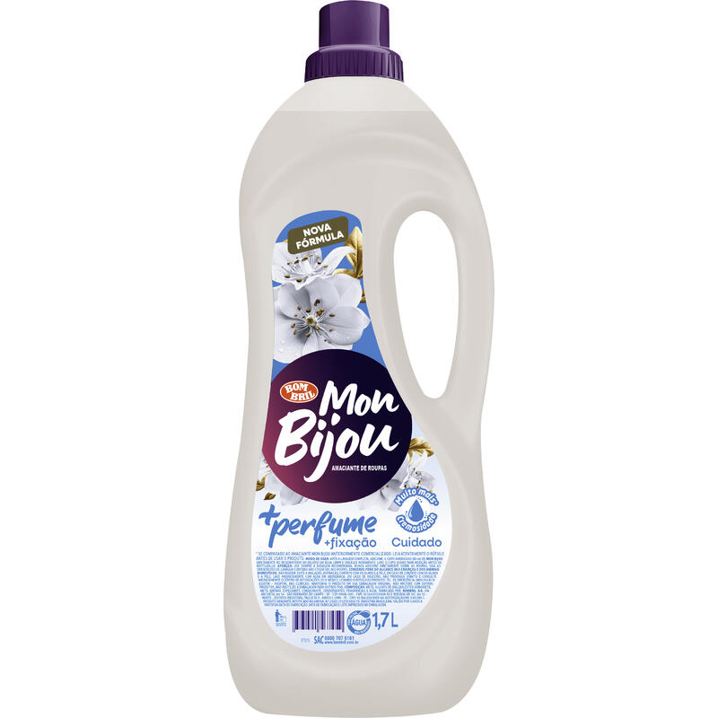 Amaciante de Roupa +Cuidado Mon Bijou Frasco 1,7l
