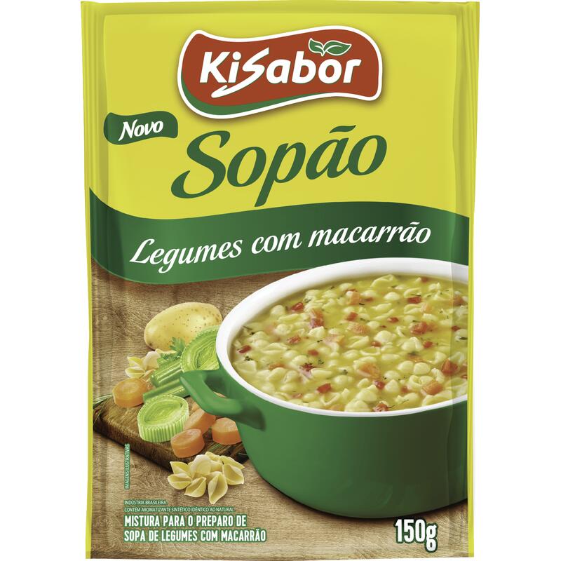 Sopão Kisabor Macarrão com Legumes 150g