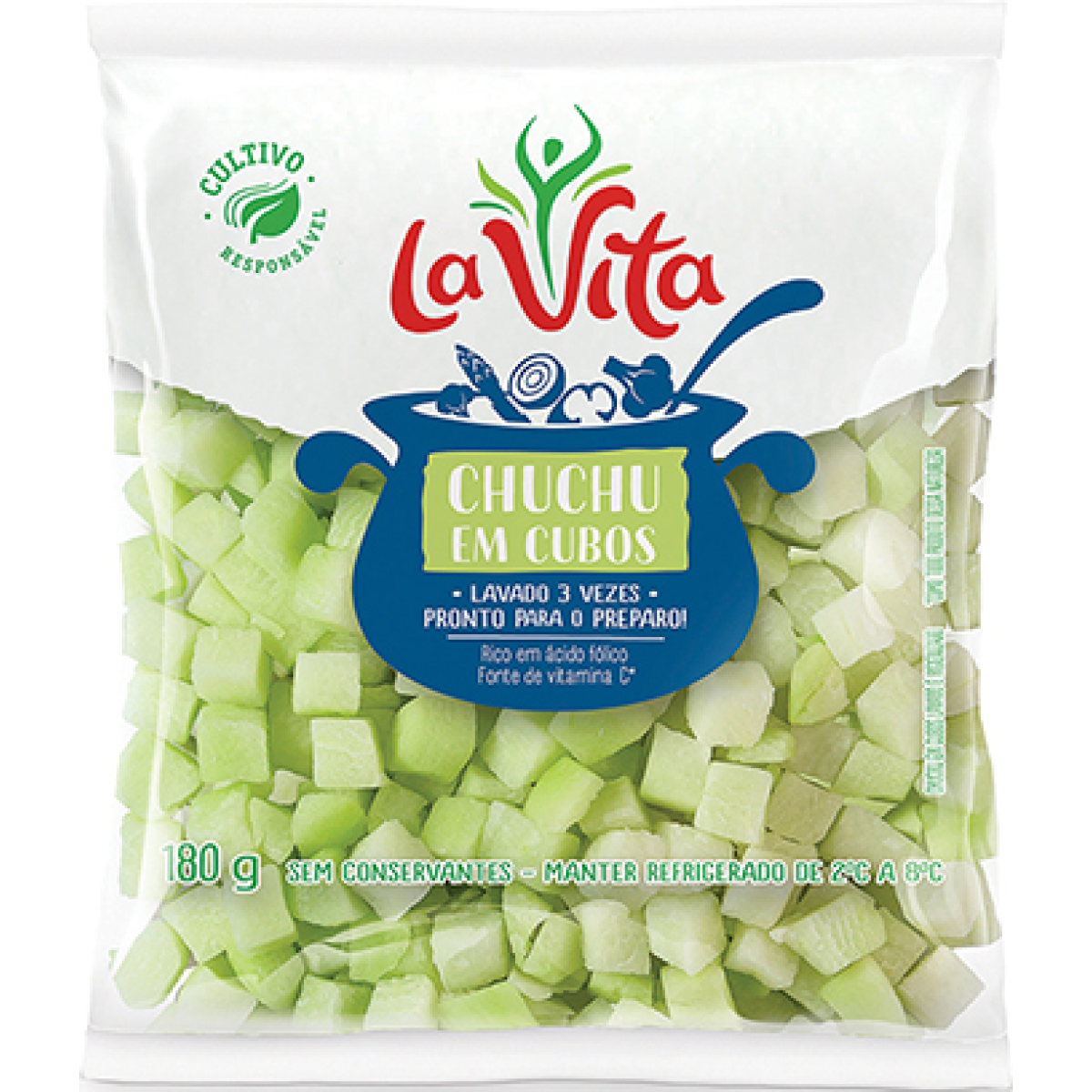 Chuchu Em Cubos 180g